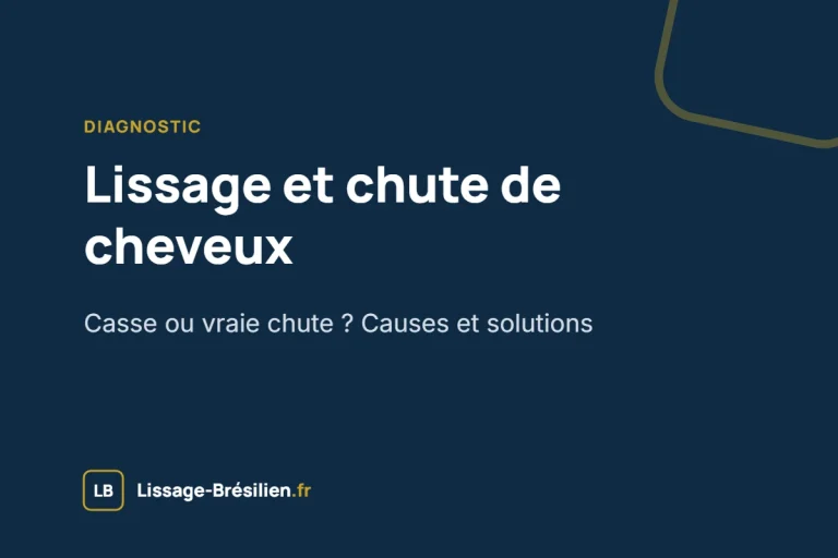 Lissage brésilien et chute de cheveux : casse ou vraie chute