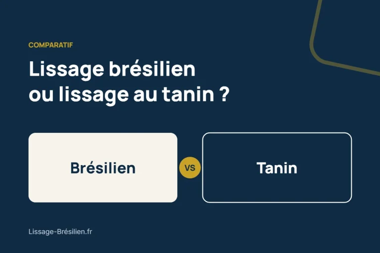 Comparatif lissage brésilien ou lissage au tanin